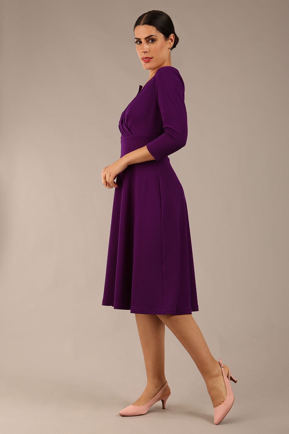January Sleeved Swing Dress 