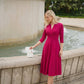 January Sleeved Swing Dress