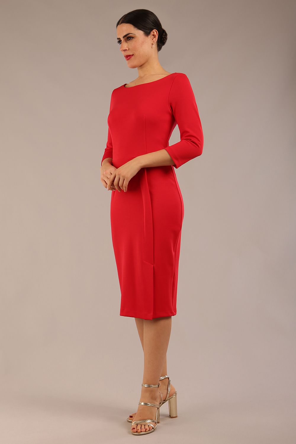 Kinga 3/4 Sleeved Pencil Dress 