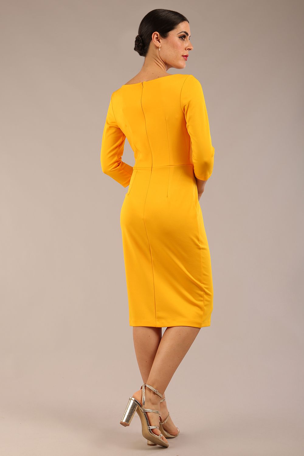 Kinga 3/4 Sleeved Pencil Dress 