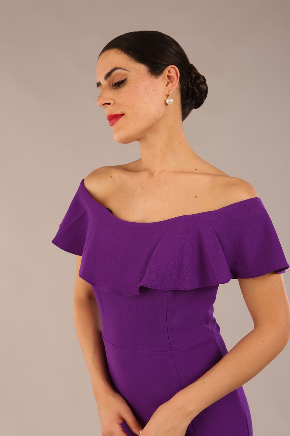 Lucia Off Shoulder Pencil Dress 