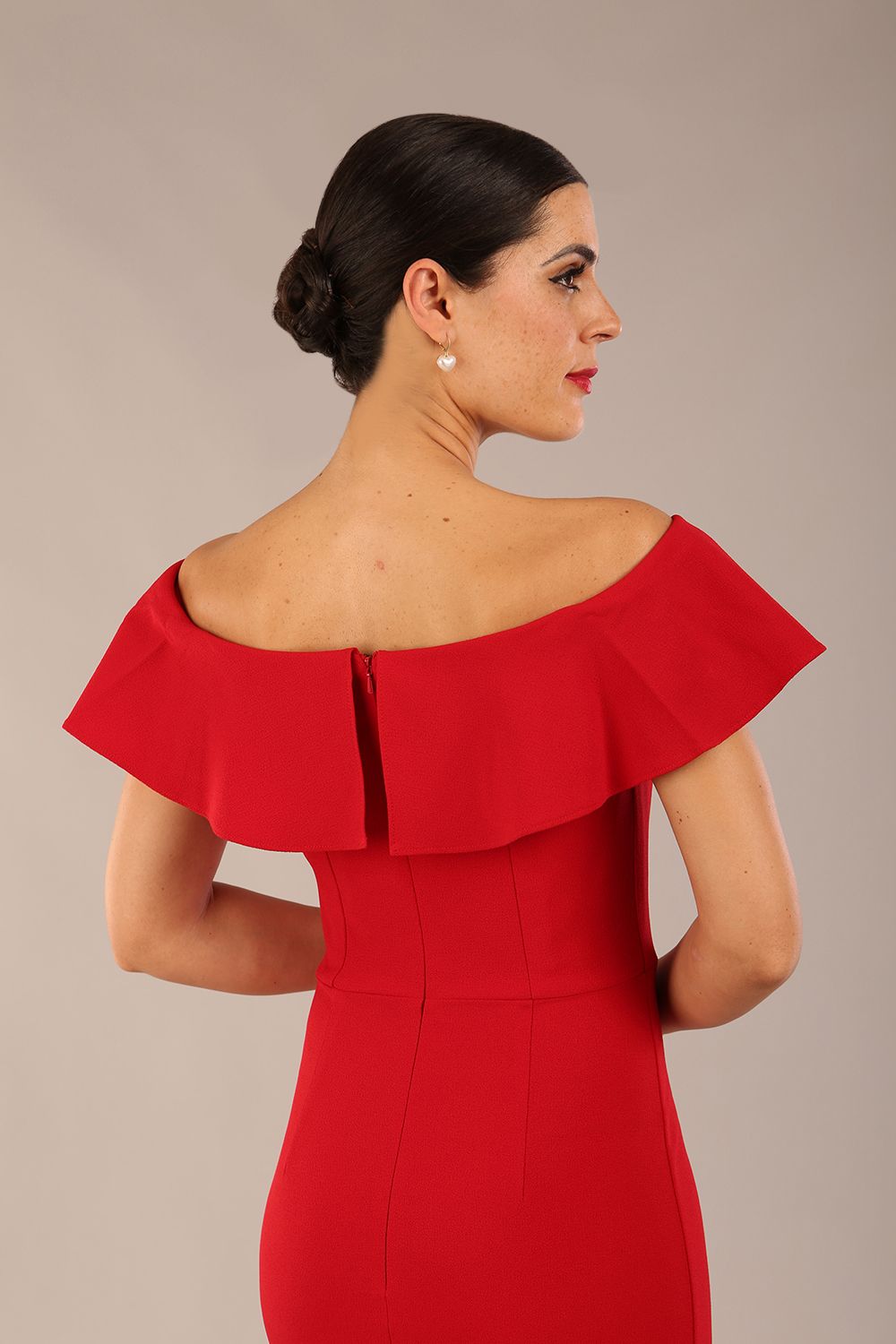 Lucia Off Shoulder Pencil Dress 