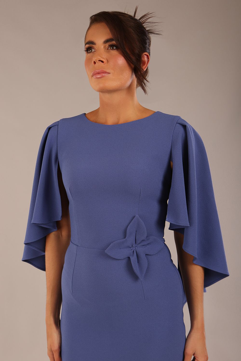 Luella Dolman Sleeve Knee-Length Pencil Dress 