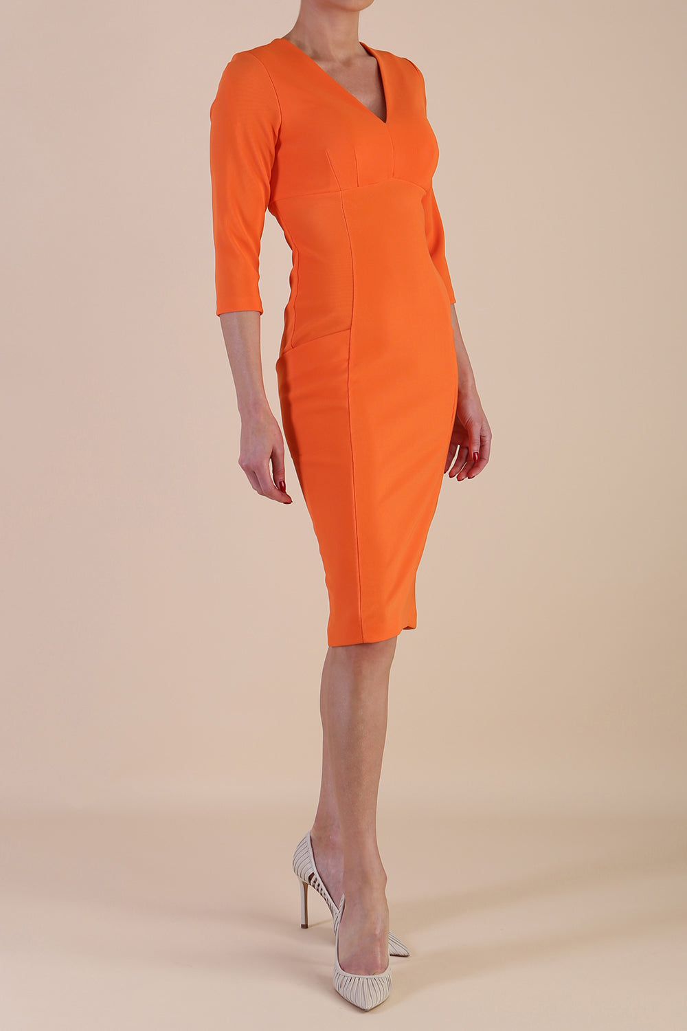 Luna 3/4 Sleeved Pencil Dress 