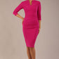Lydia 3/4 Sleeved Pencil Dress 