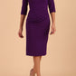 Marcel Folded Collar Pencil Dress 
