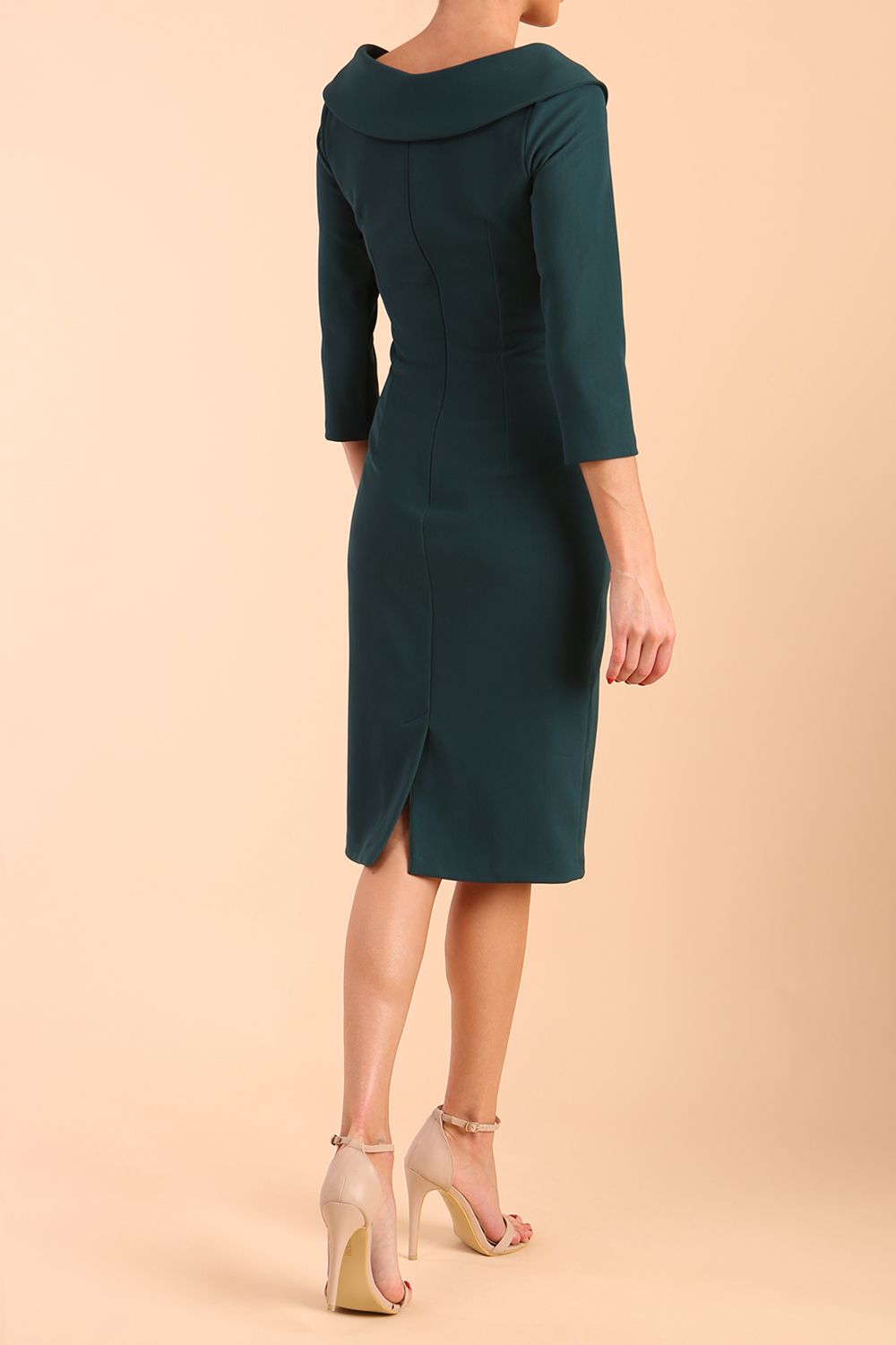 Monique 3/4 Sleeve Pencil Dress 