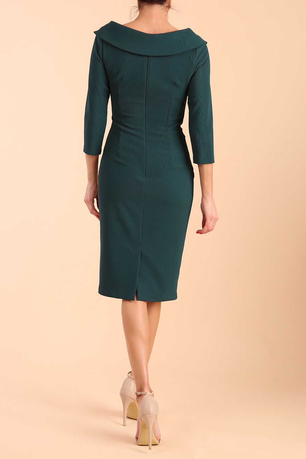 Monique 3/4 Sleeve Pencil Dress 