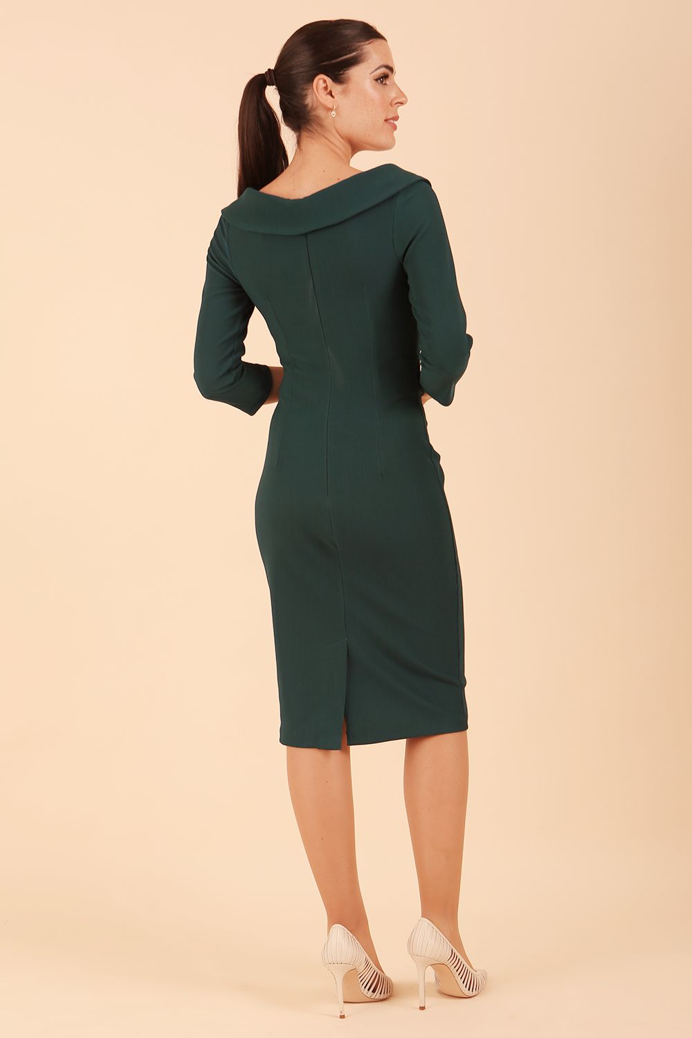 Monique 3/4 Sleeve Pencil Dress 