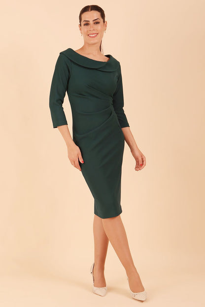 Monique 3/4 Sleeve Pencil Dress 