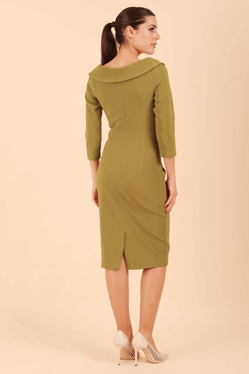 Monique 3/4 Sleeve Pencil Dress 