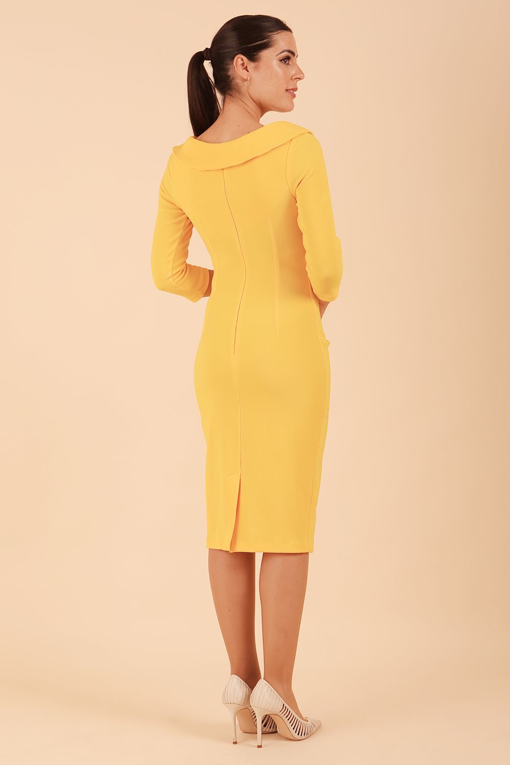 Monique 3/4 Sleeve Pencil Dress 