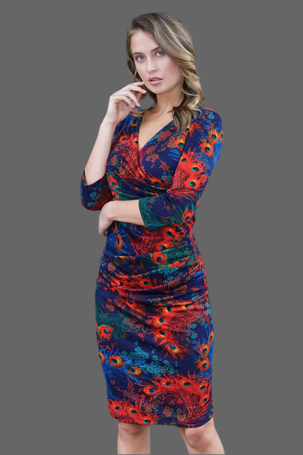 Morello Print Dress 