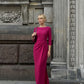 Havana Boat Neck Maxi Dress