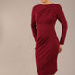 Olgivy Long Sleeve Knee Length Pencil Dress 