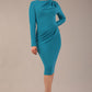 Olgivy Long Sleeve Knee Length Pencil Dress 