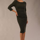 Polly 3/4 Sleeve Pencil Dress 