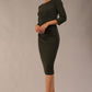 Polly 3/4 Sleeve Pencil Dress 
