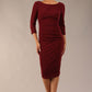 Polly 3/4 Sleeve Pencil Dress 