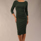Polly 3/4 Sleeve Pencil Dress 