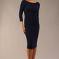 Polly 3/4 Sleeve Pencil Dress 