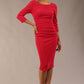 Polly 3/4 Sleeve Pencil Dress 
