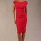 Polly Cap Sleeved Pencil Dress 