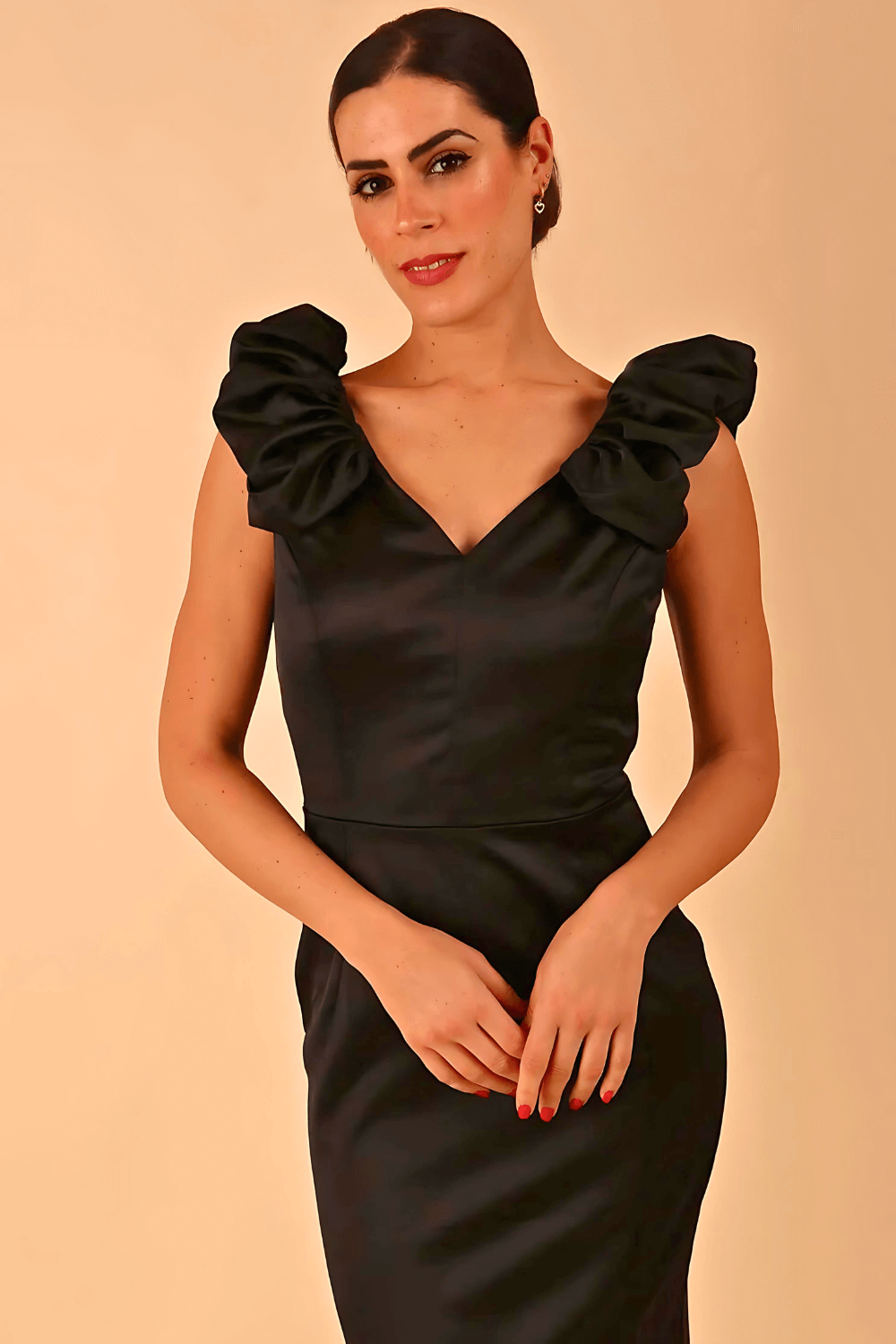 Prudence Satin Pencil Dress 