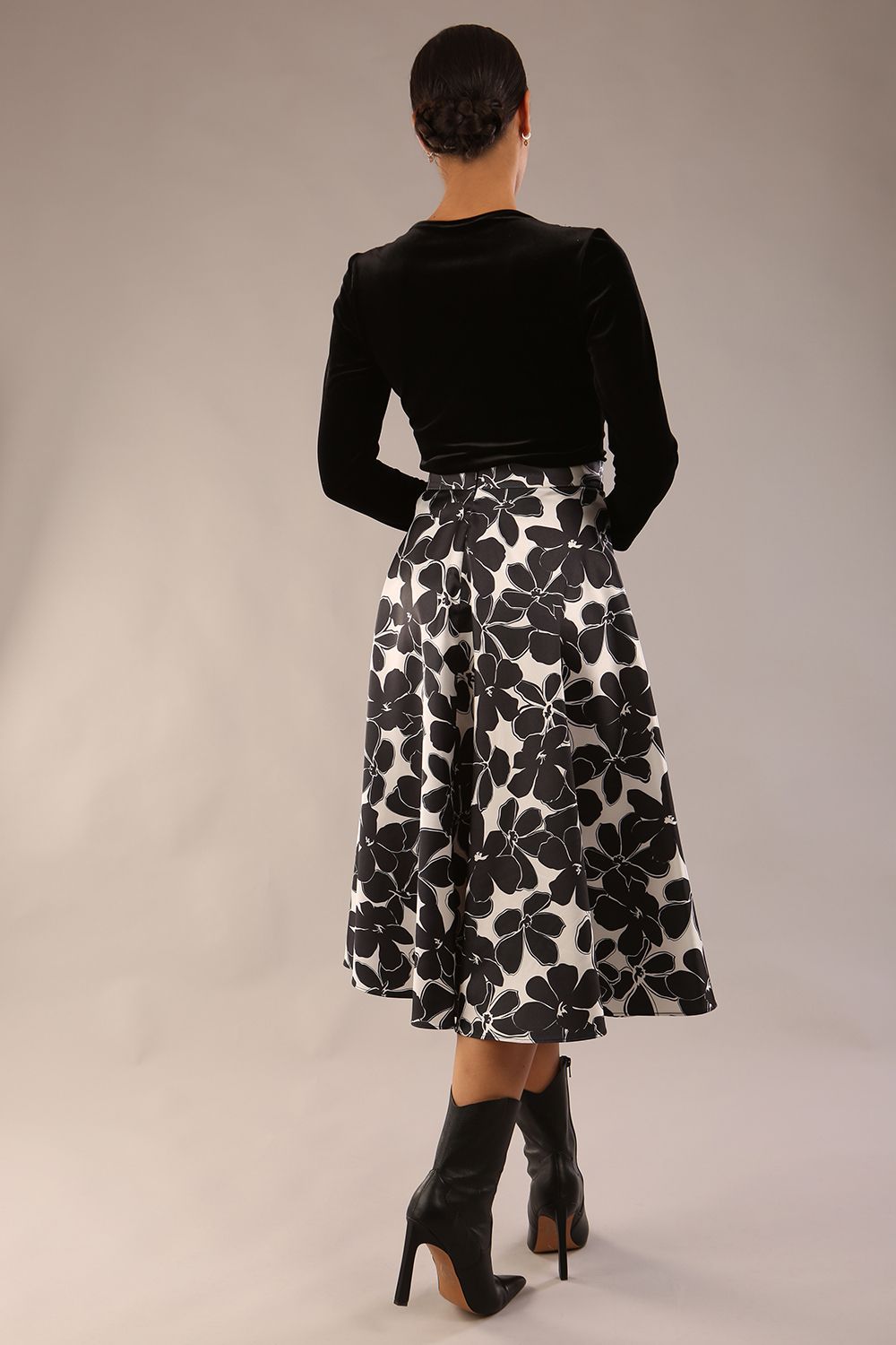 Radley Sleeved Velvet Asymmetric Top 