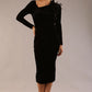 Renoir Long Sleeve Velvet Dress 