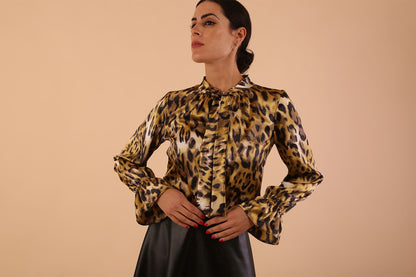 Ricky Animal Print Long Sleeved Top 