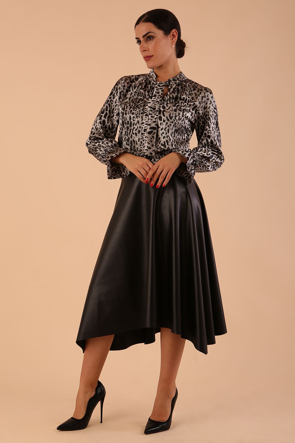 Ricky Animal Print Long Sleeved Top 