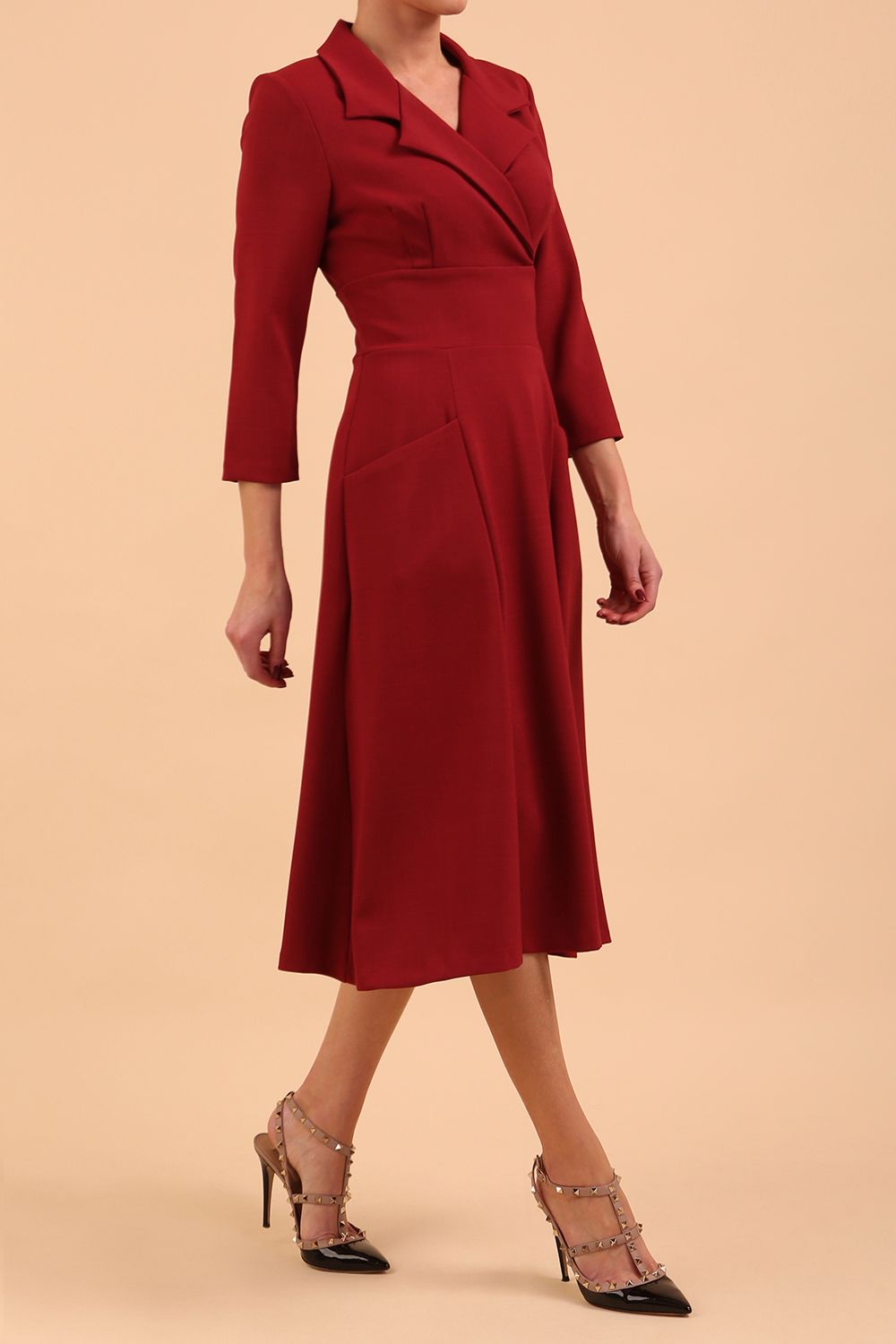 Riviera Sleeved Swing Dress 