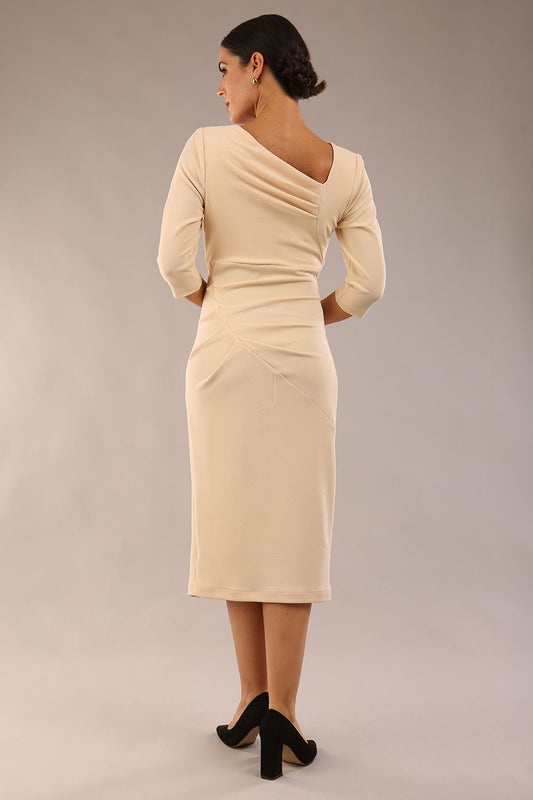 Rococo 3/4 Sleeved Pencil Dress 