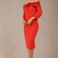 Rosalind Off Shoulder Bow Detail Pencil Dress 