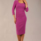 Seed Aurelia 3/4 Sleeve Knee Length Pencil Dress 