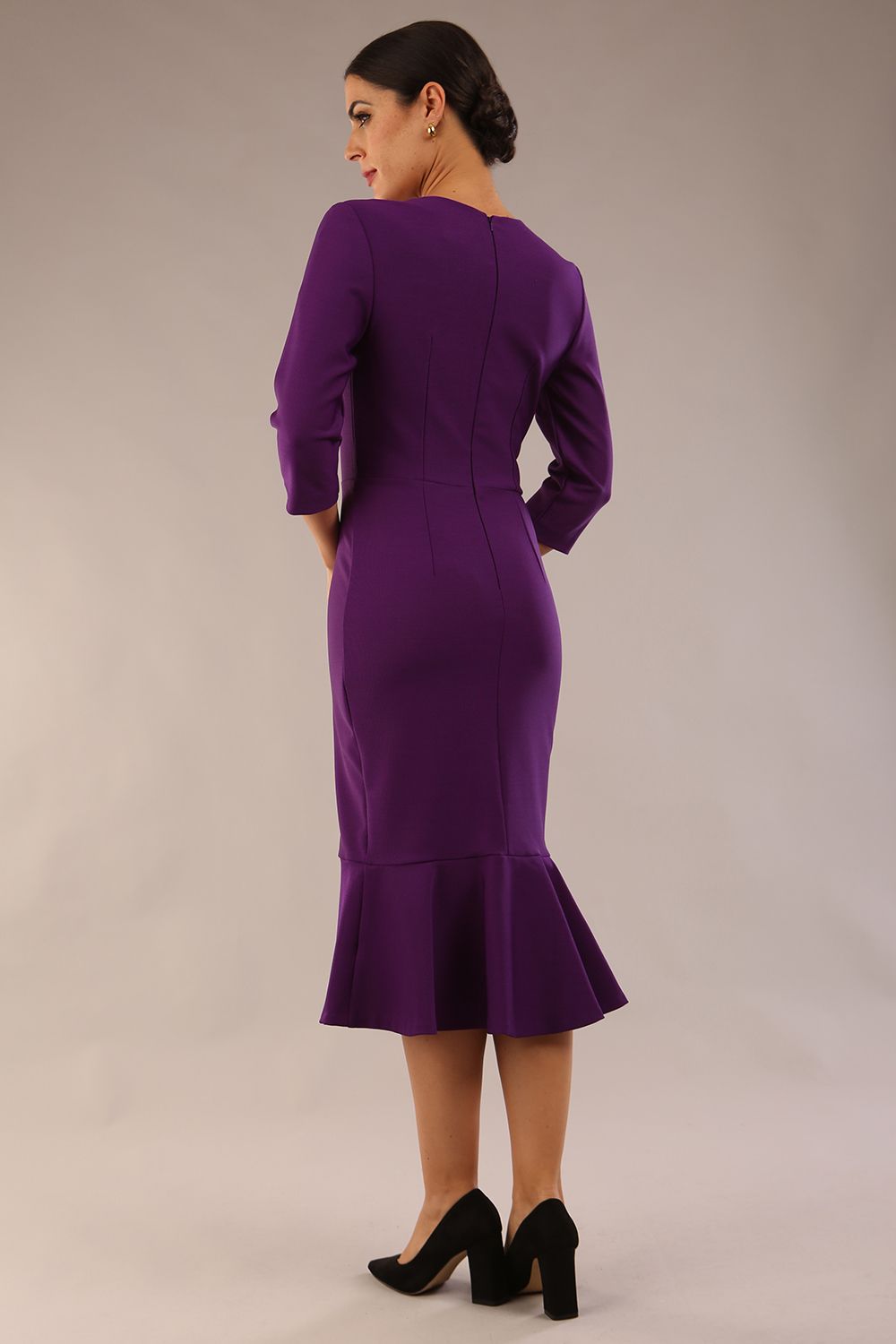 Seed Brecon Fishtail Sleeved Dress 