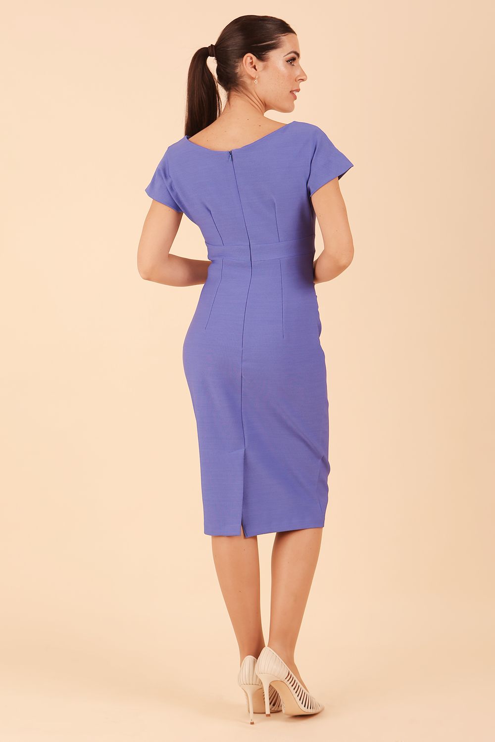 Seed Brooke Cap Sleeve Pencil Dress 