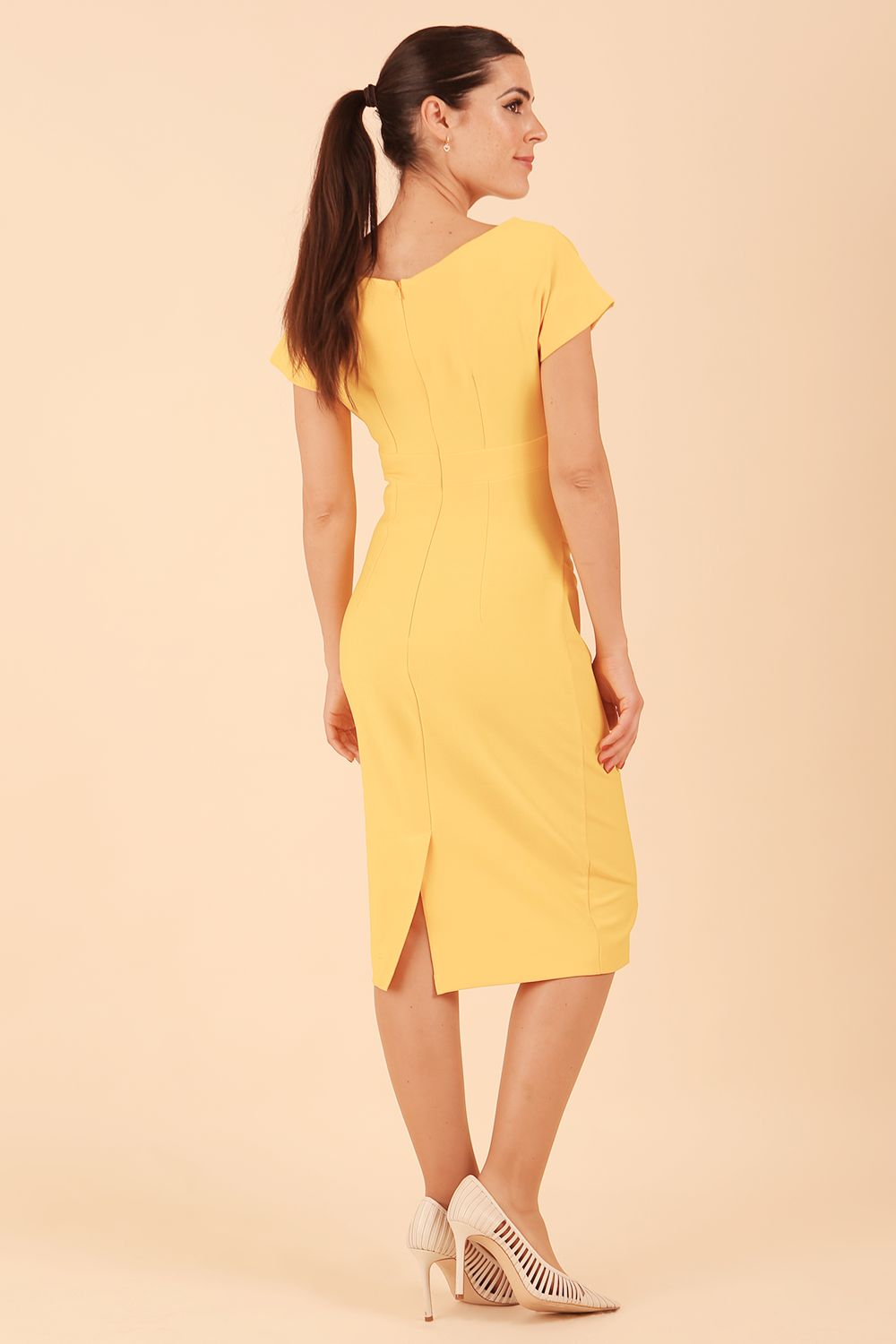 Seed Brooke Cap Sleeve Pencil Dress 