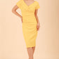 Seed Brooke Cap Sleeve Pencil Dress 