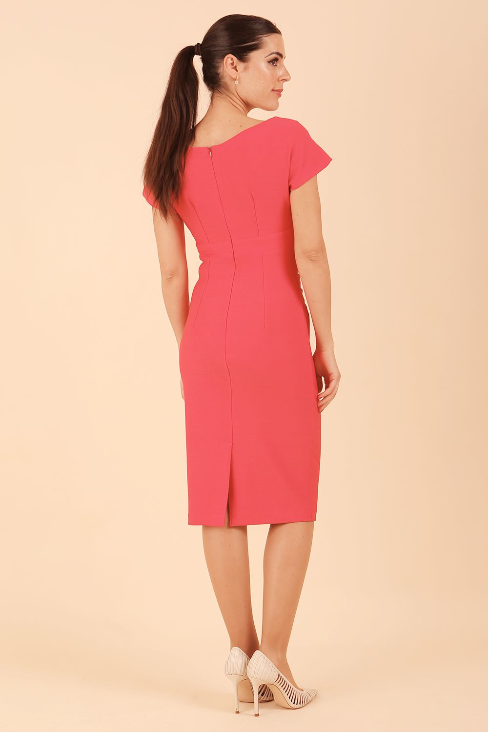 Seed Brooke Cap Sleeve Pencil Dress 