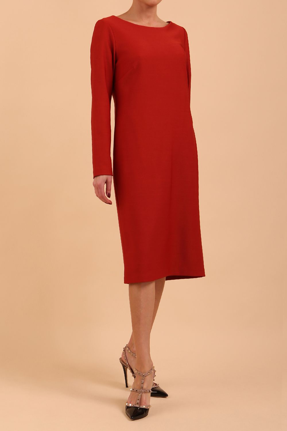 Seed Cora Long Sleeve Shift Dress 