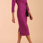 Seed Elsye 3/4 Sleeve Midi Length Pencil Dress 