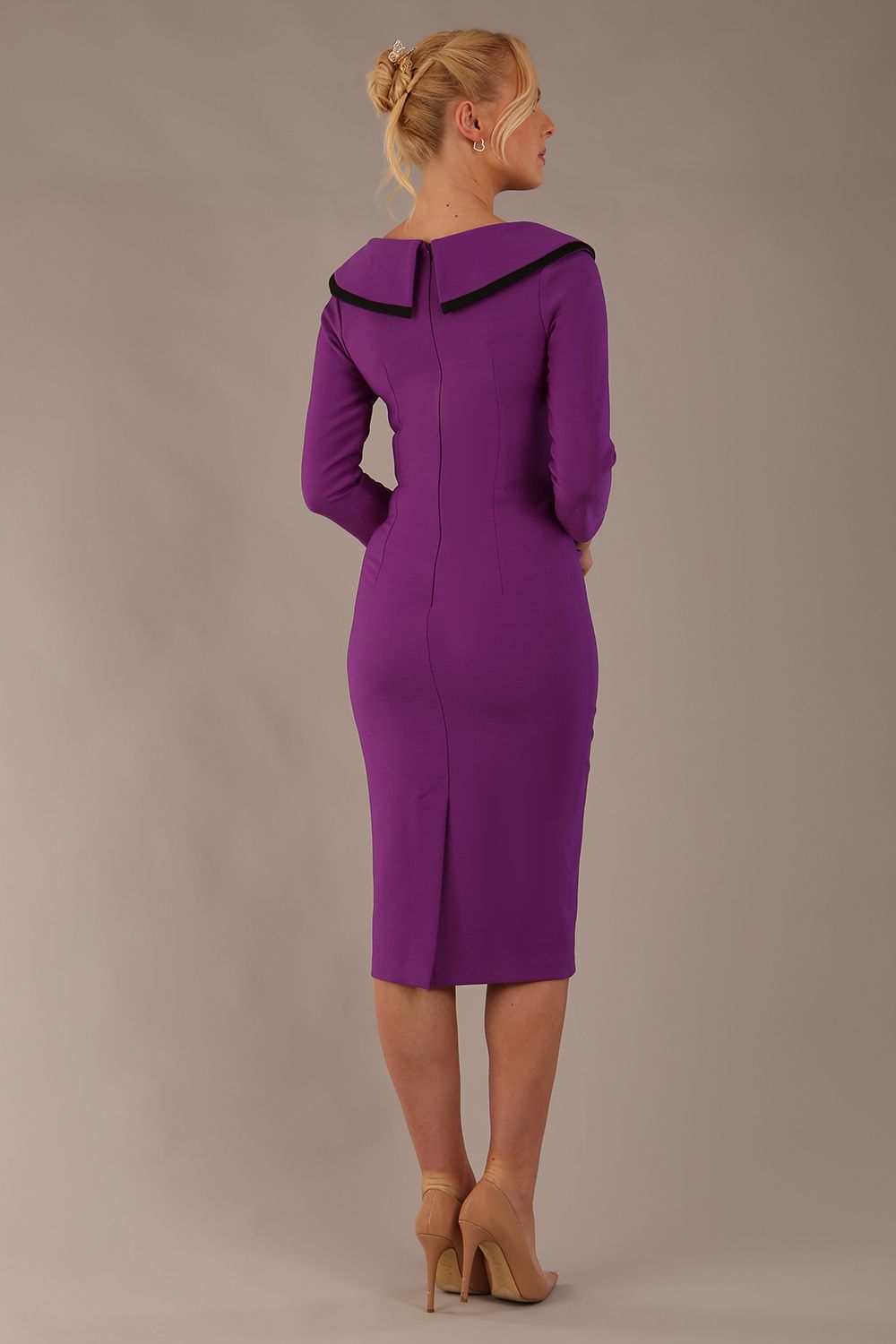 Seed Elsye 3/4 Sleeve Midi Length Pencil Dress 