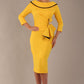 Seed Elsye 3/4 Sleeve Midi Length Pencil Dress 