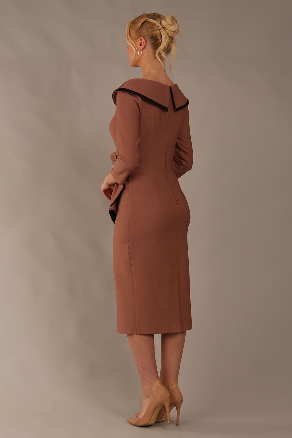 Seed Elsye 3/4 Sleeve Midi Length Pencil Dress 