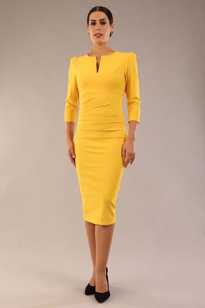 Seed Fitzrovia 3/4 Sleeve Pencil Dress 