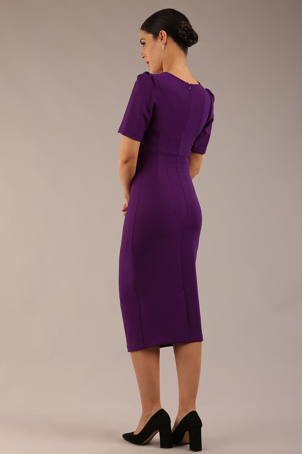 Seed Fitzrovia Short Sleeve Pencil Dress 