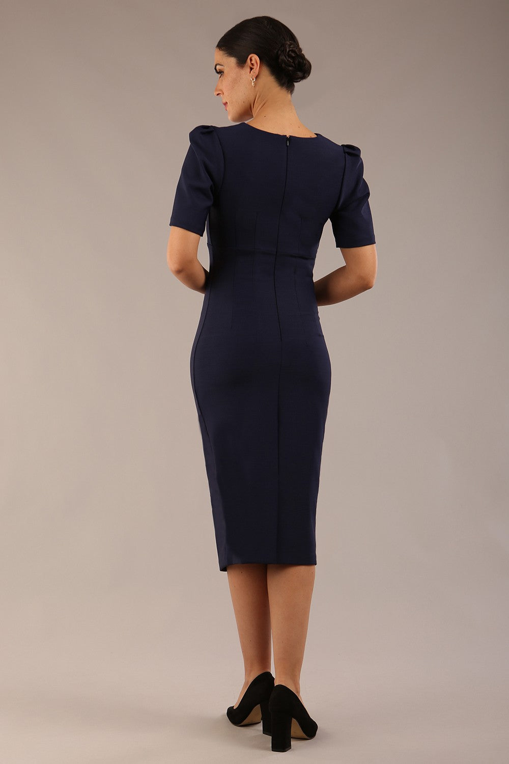 Seed Fitzrovia Short Sleeve Pencil Dress 