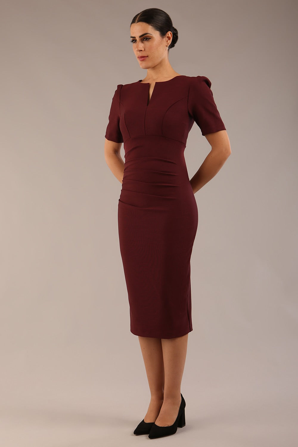 Seed Fitzrovia Short Sleeve Pencil Dress 